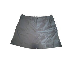 Duluth Womens 24W Blue Outdoor Skort With Elastic Waistband & Pockets Made In Vi